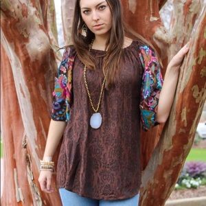 Embroidered Jacquard Tunic